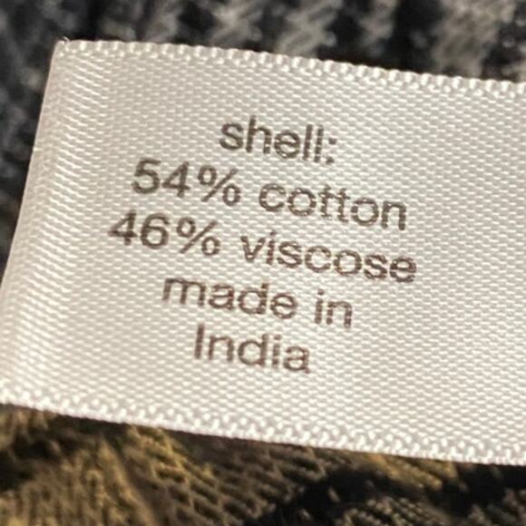 Lane Bryant 2XL Plaid Button-Down Shirt Black Tan Flannel Soft Casual Top - Picture 6 of 6